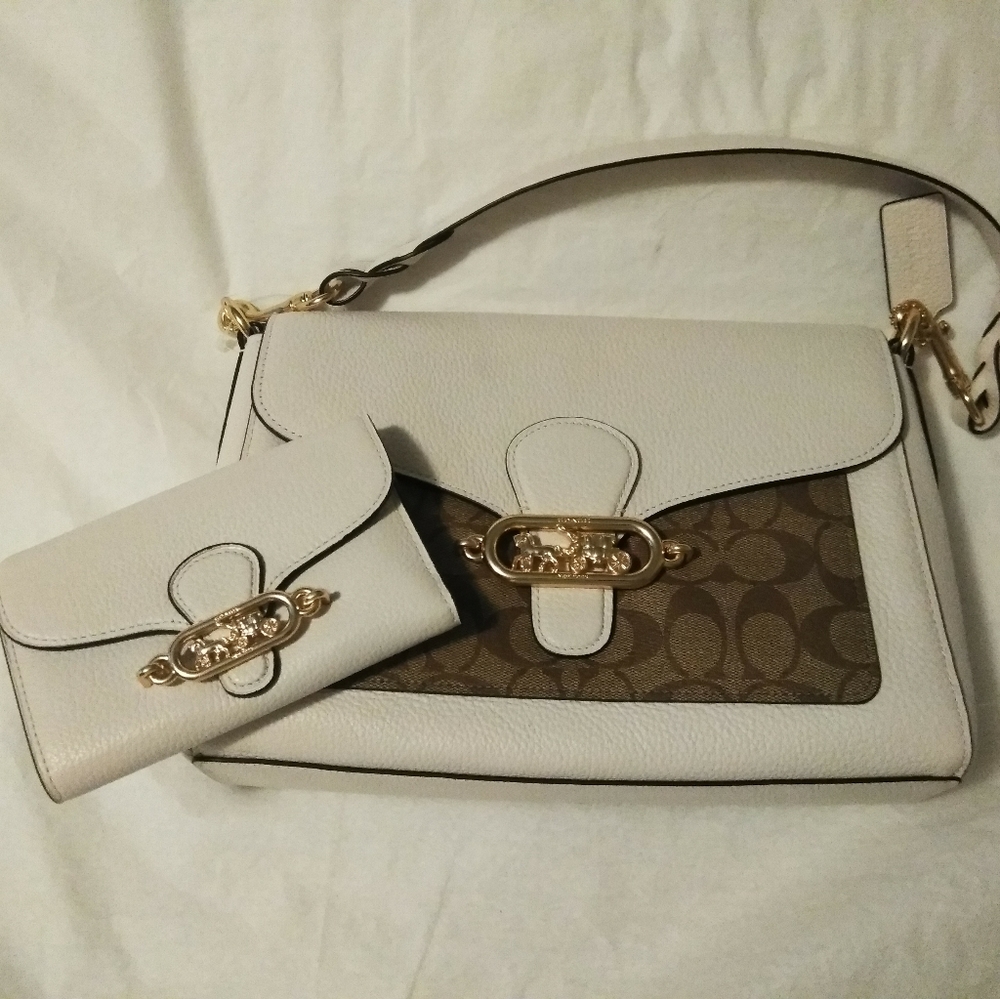 Coach bag and clutch